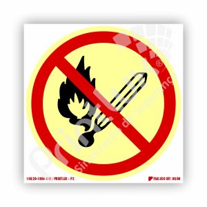 Proibido Produzir Chama | Cód. P2