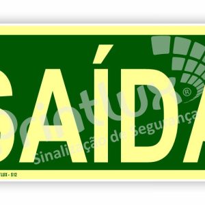 Saída de Emergência | Cód. S12