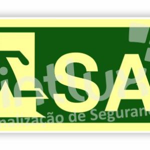 Sentido Saída de Emergência Esquerda | Cód. S13E