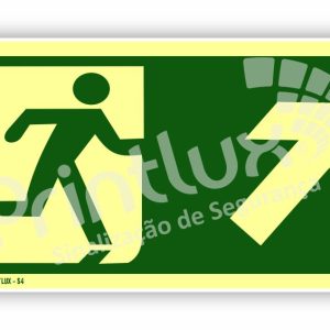 Sentido de Saída Rampa Sobe Direita | Cod. S4
