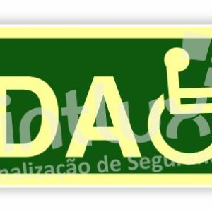Saída de Emergência Acessível Direita | Cód. S16D